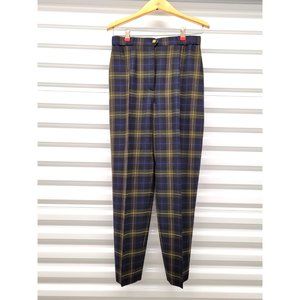 ❌SOLD❌ Vintage 90s Plaid Tailored Trousers Pants